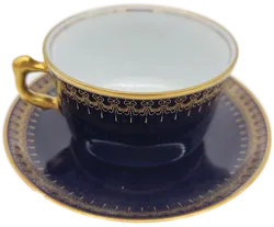 Porzellan-Gedeck Vergoldet | Sammlerstück - Bild 4