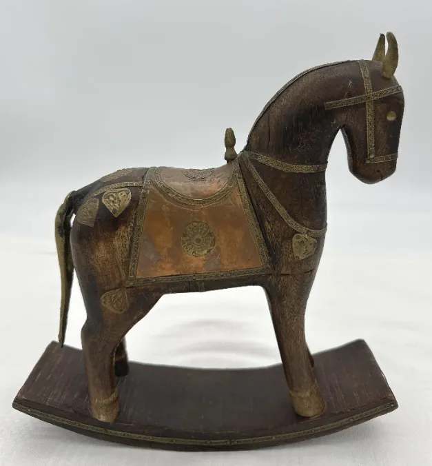Vintage - Schaukelpferd - Figur - Bild 4