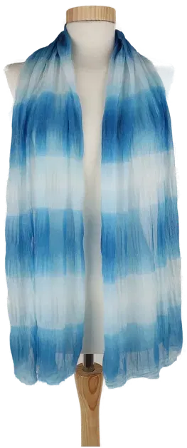 Schal, blau/hellblau, Größe ca. 48 x 145 cm - Bild 1