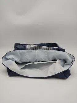 Tragtasche Stoff mehrfarbig + Henkel - Bild 3