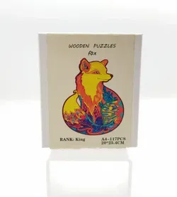 Holzpuzzle Fuchs | Farbenfroh - Bild 3