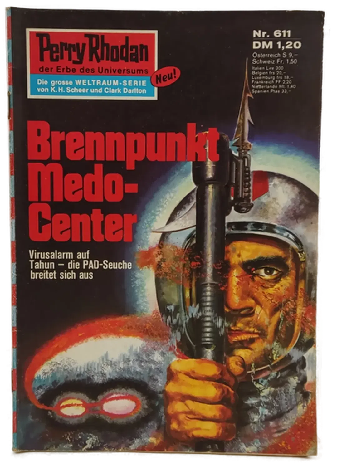 Romanheft Perry Rhodan Brennpunkt Medo-Center Erstauflage Nr.611 - Bild 1