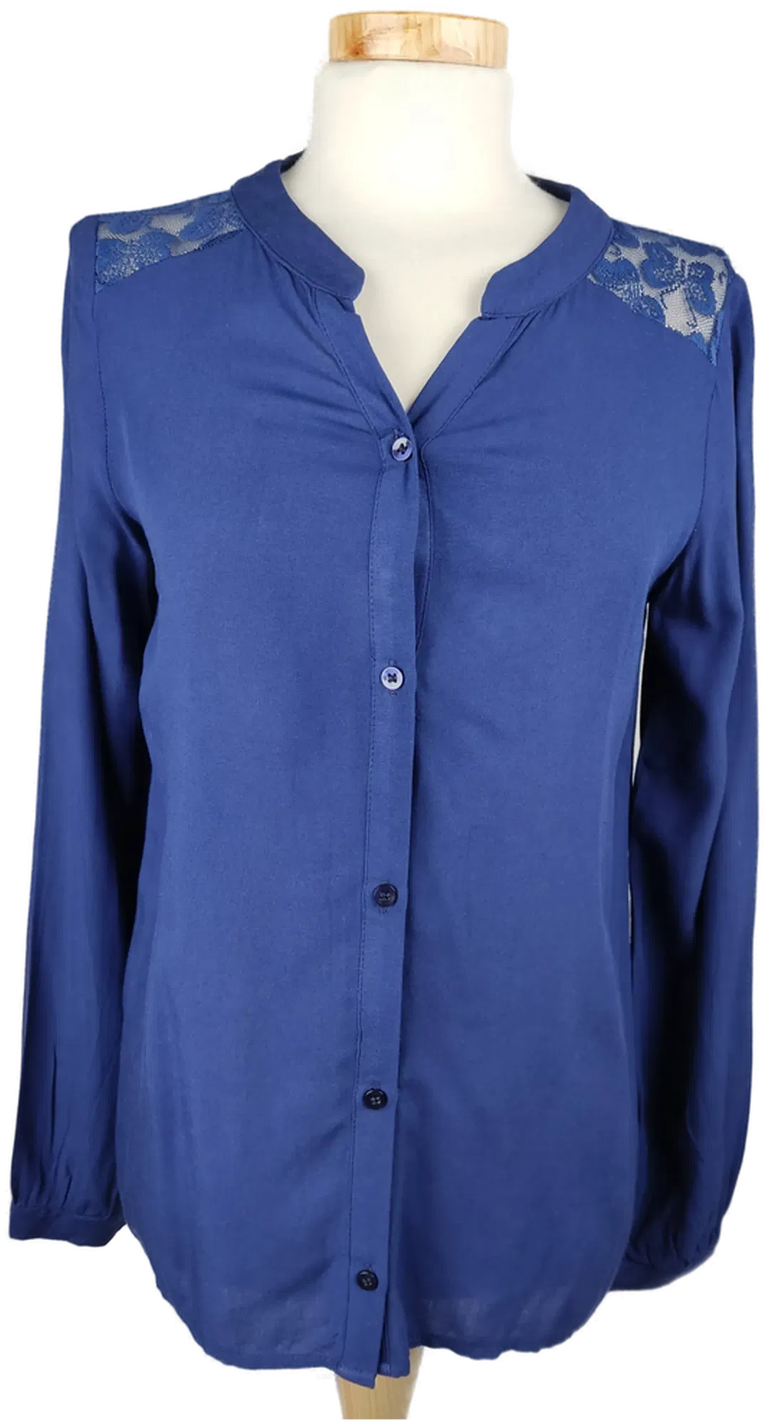 keine Marke vorhanden Damenbluse blau- M/38 - Bild 4