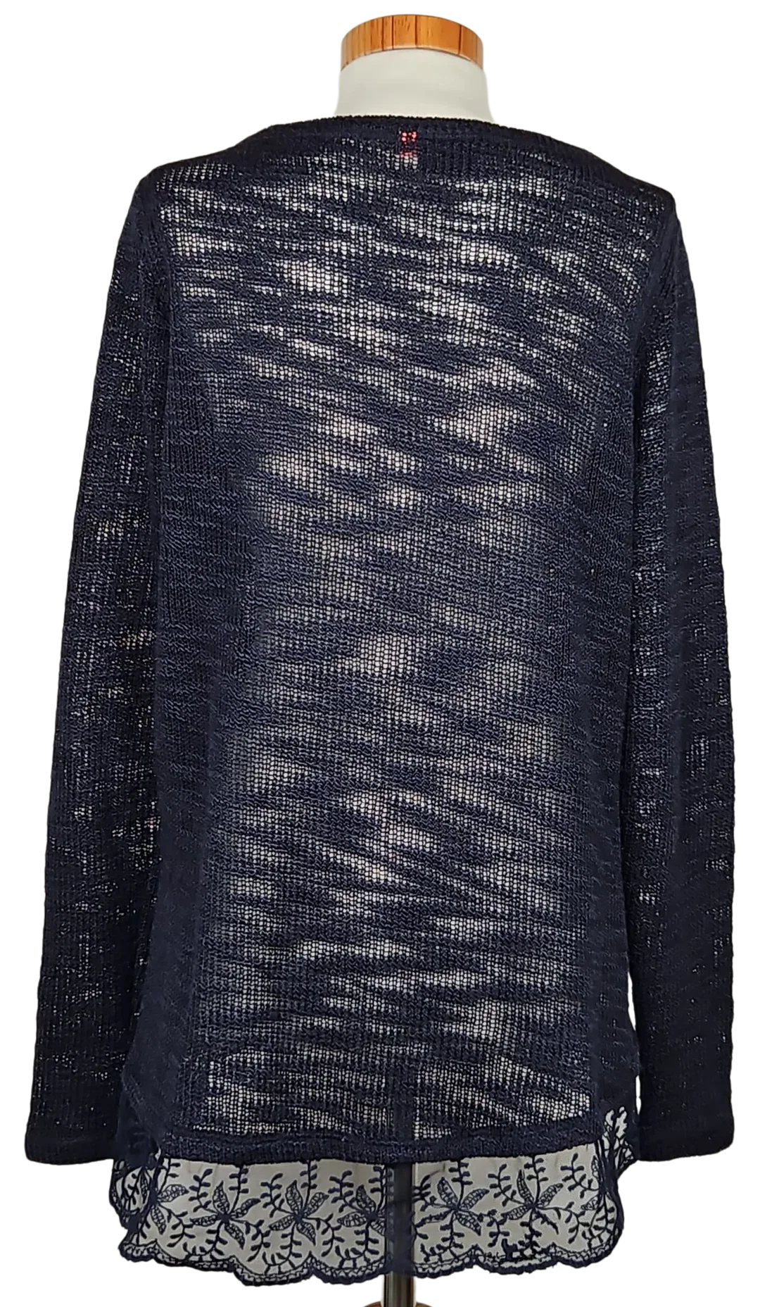 ONLY Damen Pullover, marine - Gr. L  – Bild 3