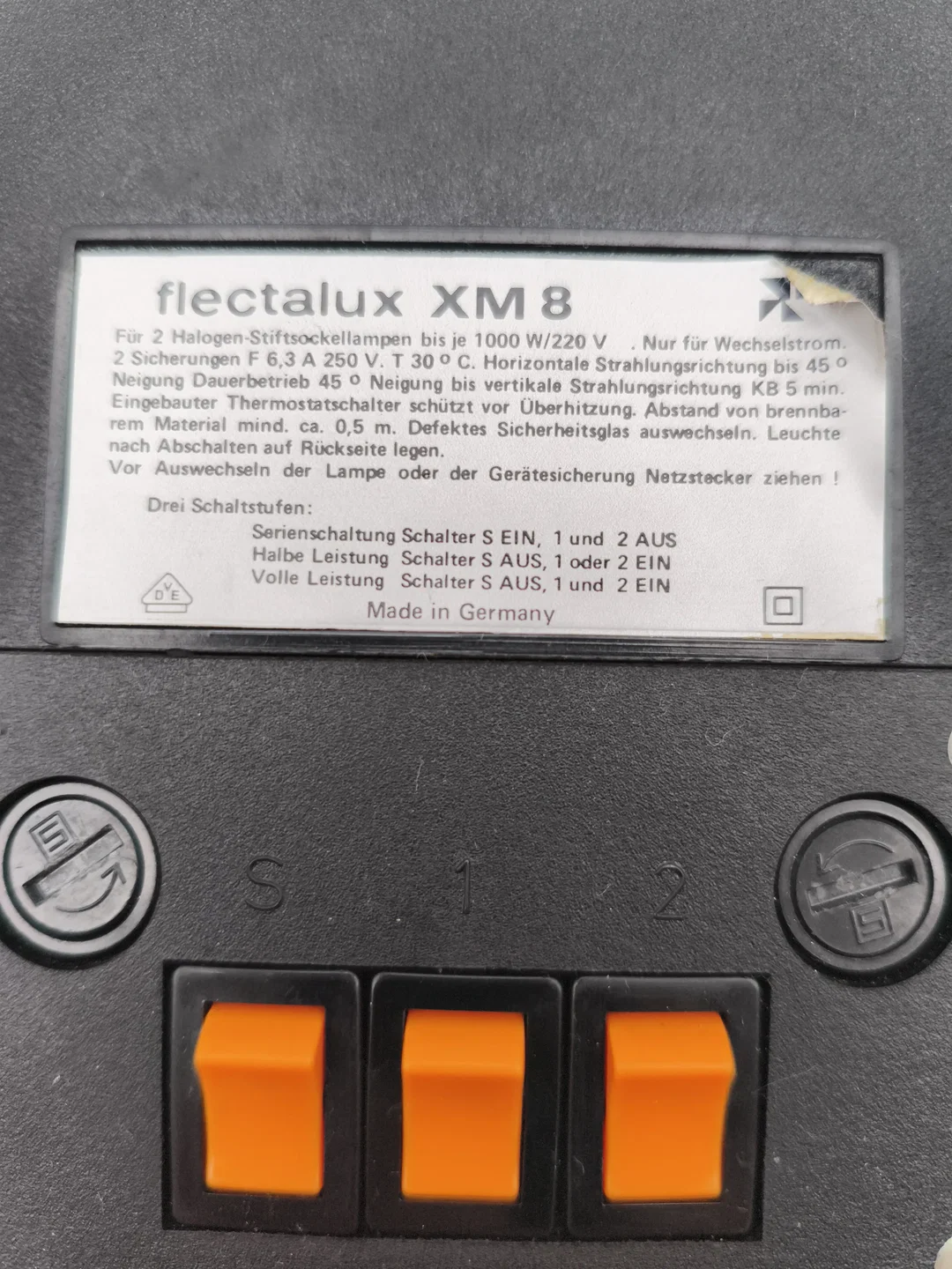 Reflecta, Halogen-Video/Filmleuchte Flectalux XM8 – Bild 3