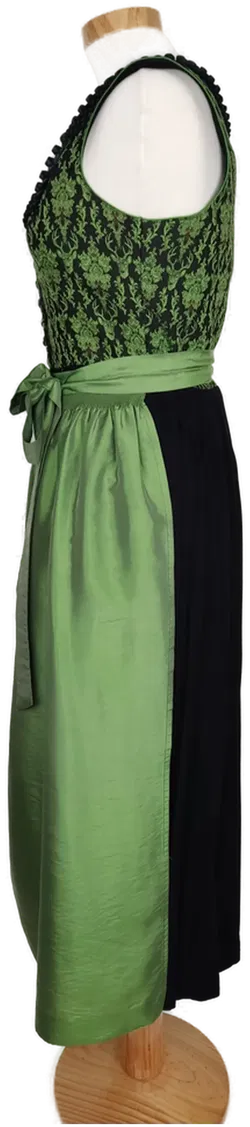 Salzburger Dirndl Damendirndl schwarz/grün - 34 - Bild 3