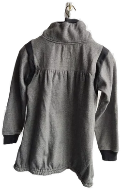 MAZINE Damen Pullover mit Reißverschluss, grau - Gr. S - Bild 2