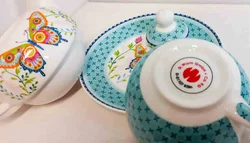Farbenfrohes G. Wurm GmbH Tee-Set 