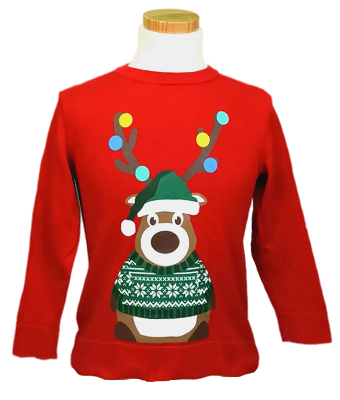 H&M Kinder Weihnachtsshirt Gr. 110/116 - Bild 1