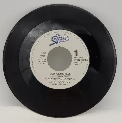 Single-Langspielplatte - George Michael - a different corner – Bild 3