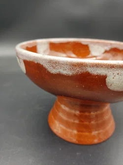 Keramikschale mit Fuß - Bild 3