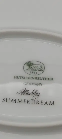 Hutschenreuther Medley Summer Dream Servierplatte Vintage - Bild 2