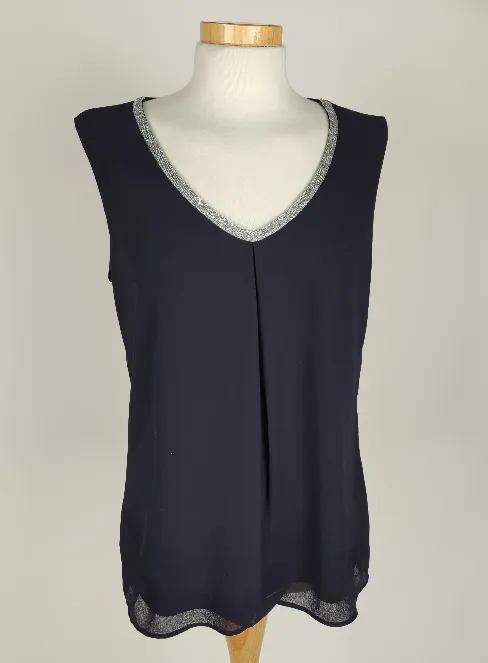 comma Damen Top dunkelblau - S / 36 - Bild 4