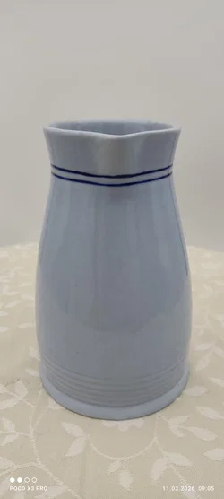 Lilien Porzellan Kanne, Höhe 14,5cm | Vintage-Schatz – Vorschau 3