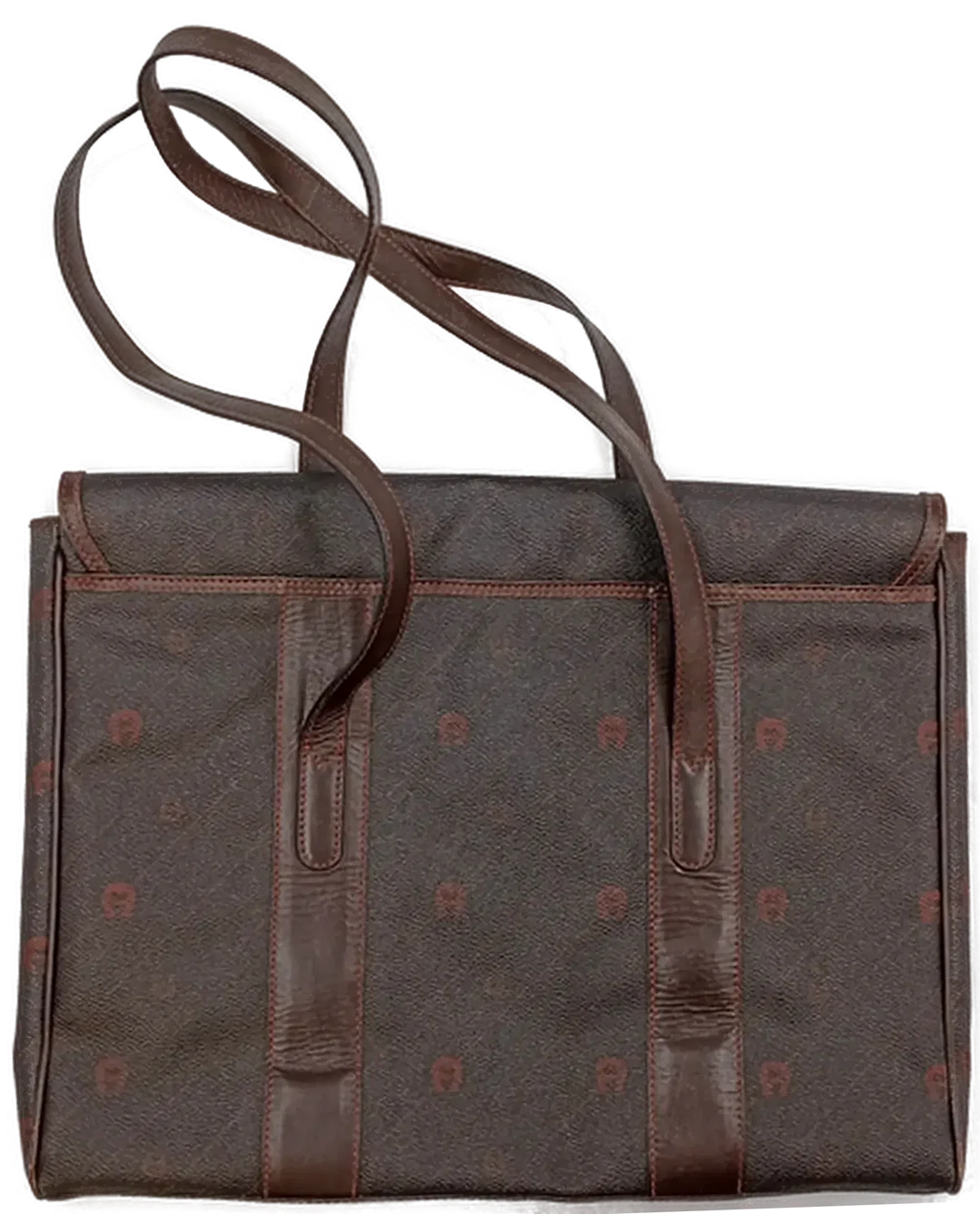 Aigner Damen Handtasche / Laptoptasche aus Leder braun – Bild 2