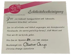 Christine Orange Puppe 