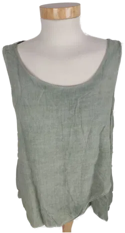 Top mit Rundhalsausschnitt, grün, Größe 36 (geschätzt) - Bild 1