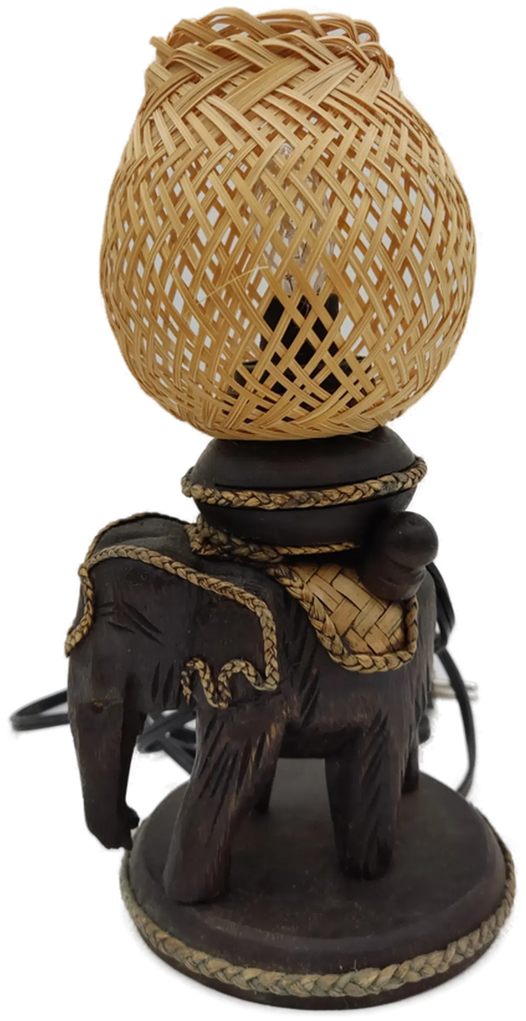 Elefant Tischlampe braun, Höhe: 23 cm - Bild 1