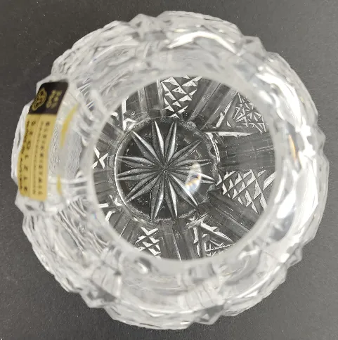 Stölzle Bleikristall Kugelvase ca 7cm – Bild 5