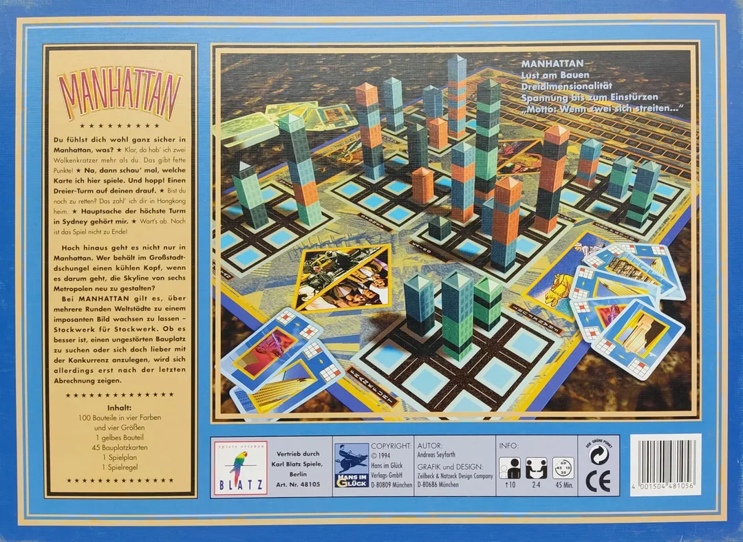 Manhattan - Vintage Gesellschaftsspiel - Hans im Glück  – Bild 2