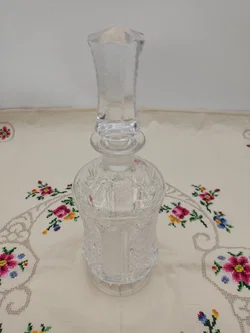 Kristallglas-Karaffe mit feinem Schliff, Höhe / 28 cm - Bild 1