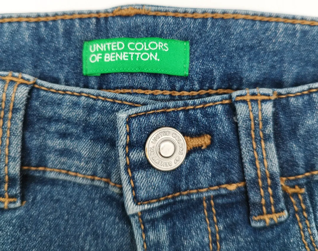 United Colors of Benetton, Kinder Jean, Gr. 98, blau  – Bild 3