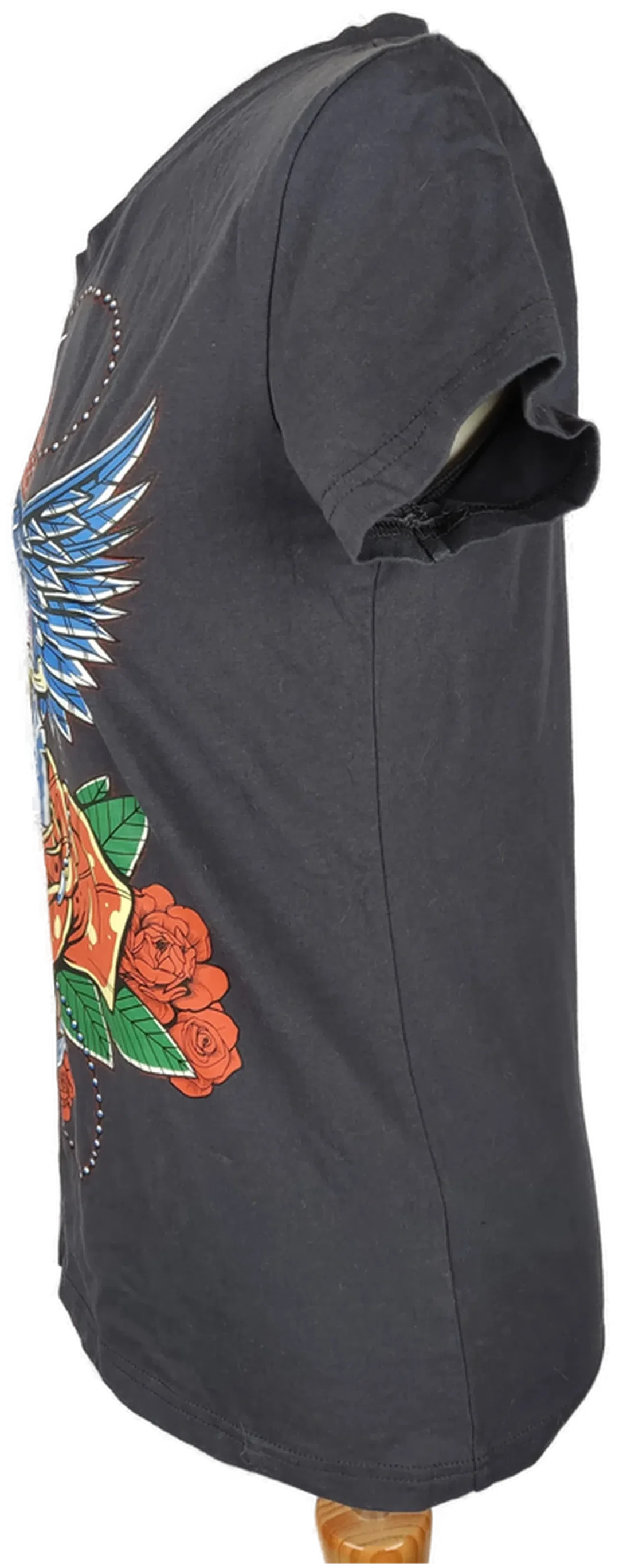 Rock Rebel Damen T-Shirt XS Baumwolle Bedruckt | Wie Neu – Bild 4