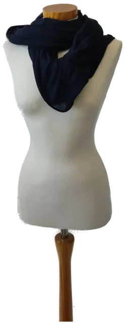 Damen Schlaufenschal dunkelblau - Bild 2