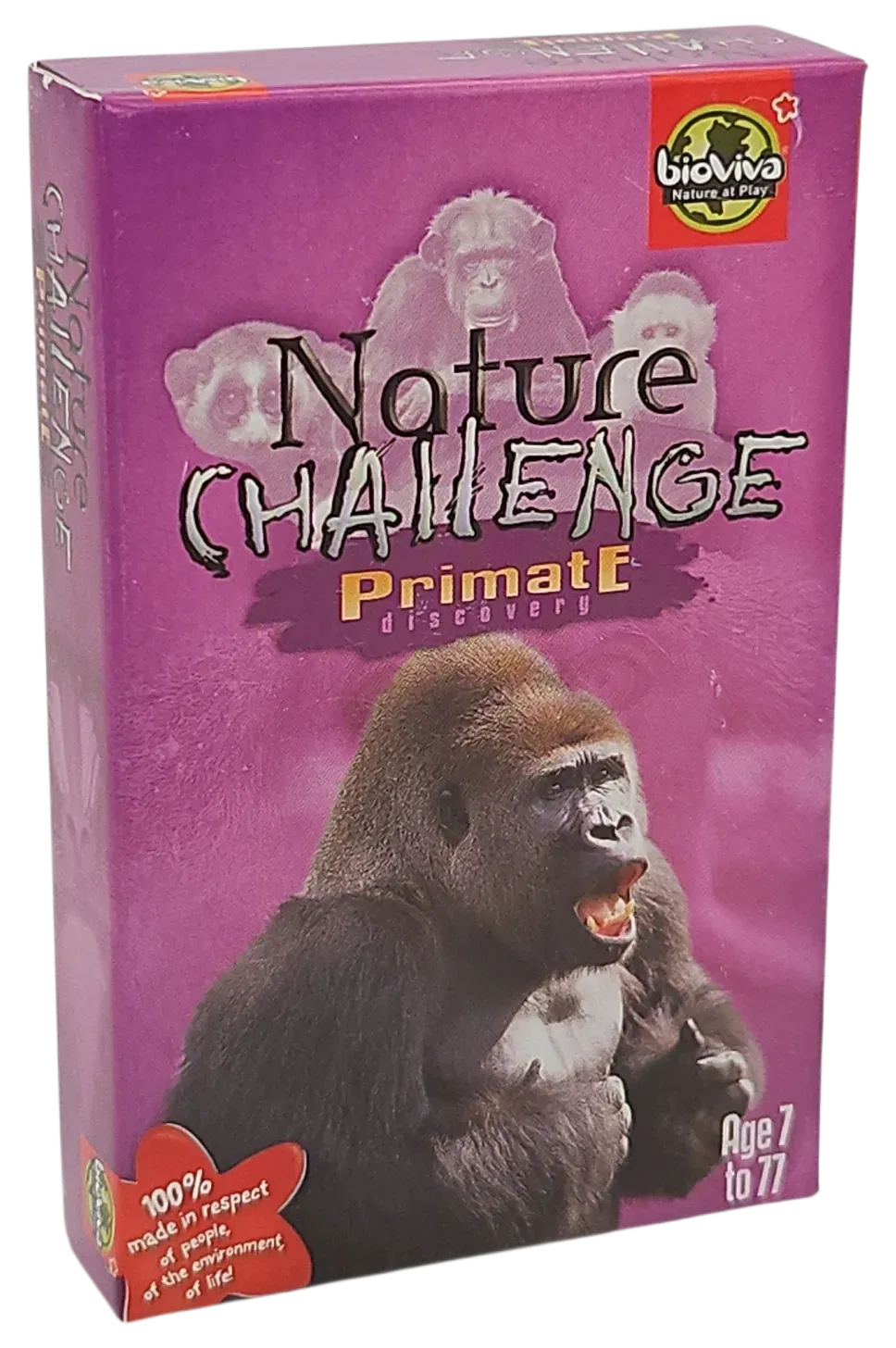 Nature Challenge - Primate discovery - Kartenspiel - bioviva - Bild 1