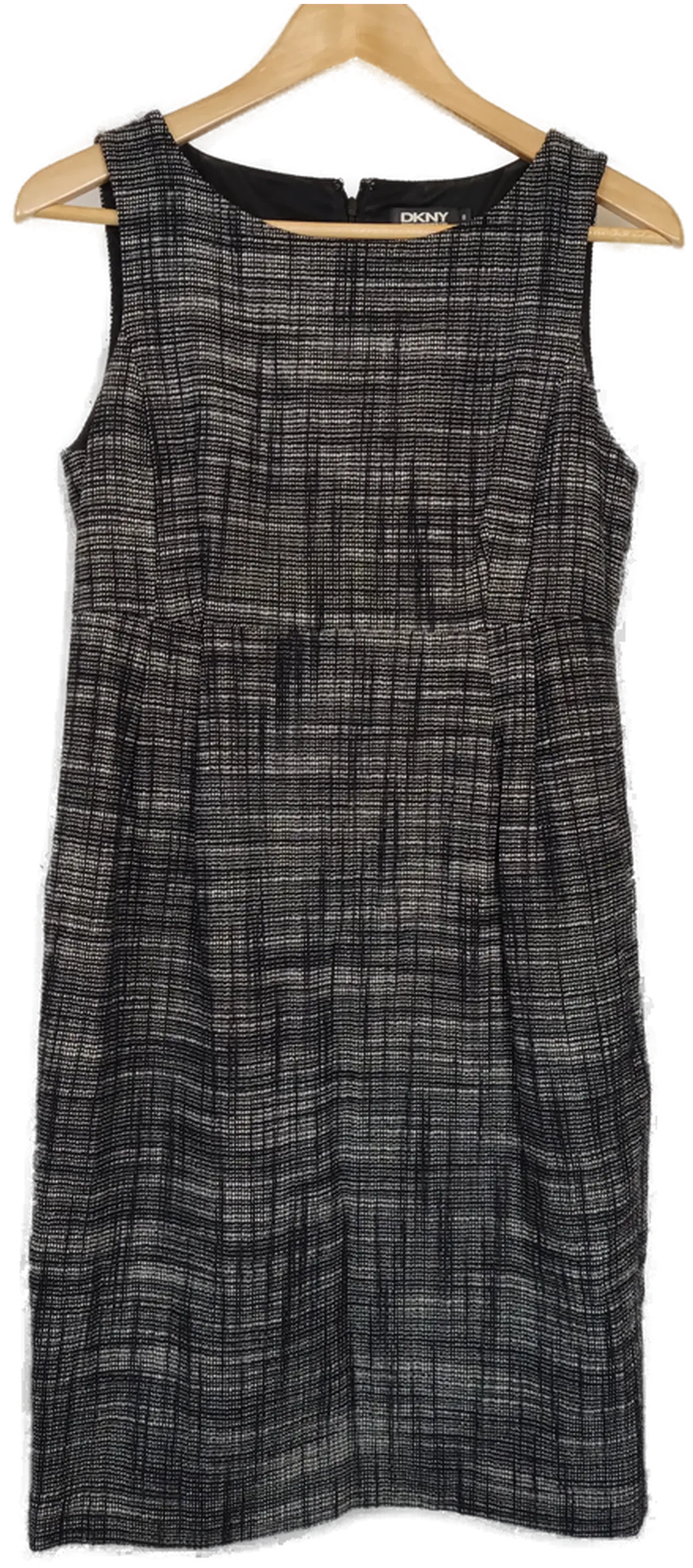 Donna Karan Damen Kleid schwarz/ weiß Gr. 8 - Bild 1