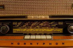 Vintage Hornyphon Musikmeister Röhrenradio mit Philips Plattenspieler - Bild 7