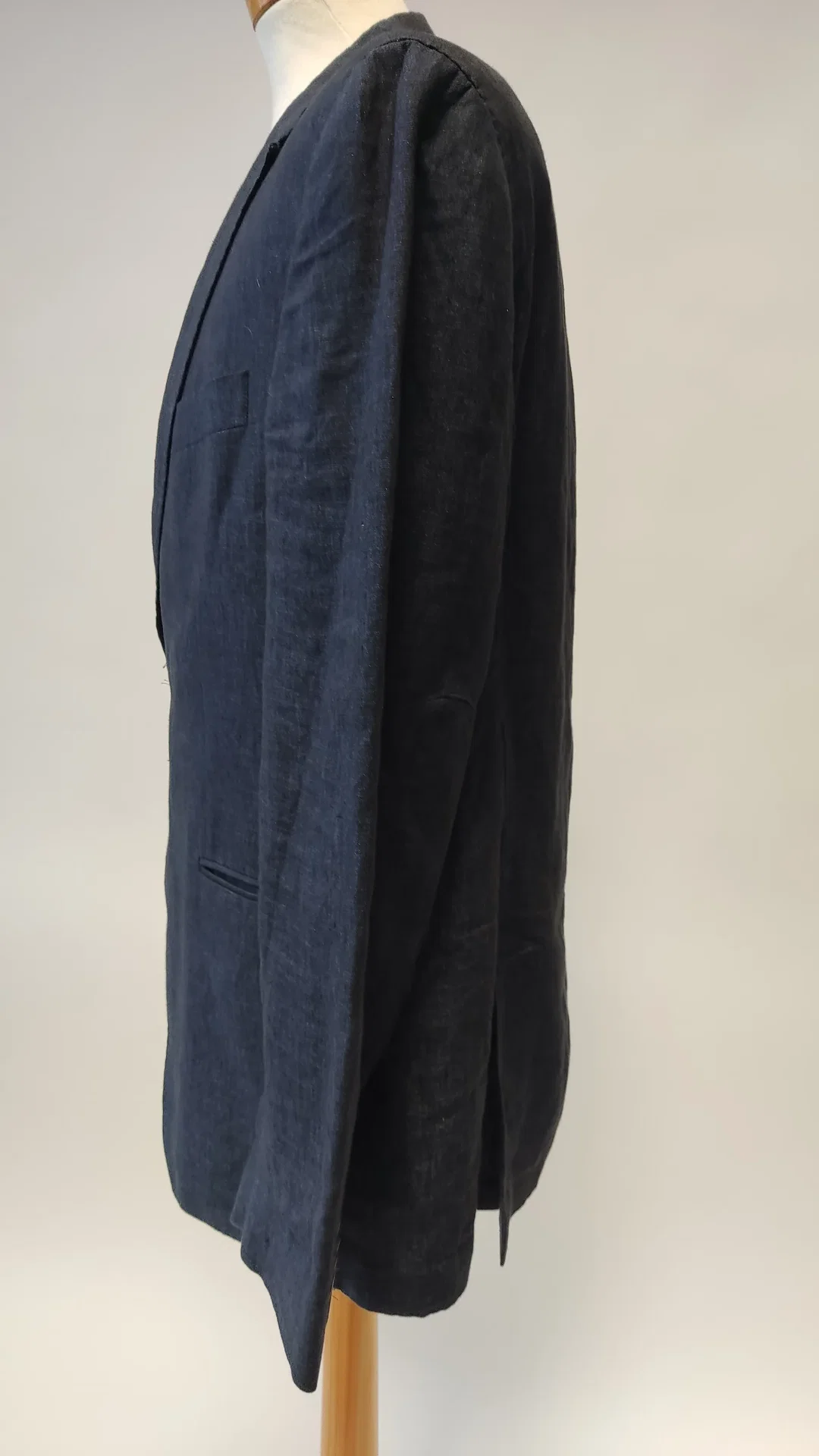 Benvenuto, Herrensakko, Leinen, blau, regular fit - Gr.52 – Bild 3