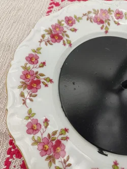 Porzellan-Teller Seltmann Bavaria  Blumen-Kerzenhalter  | DIY-Schatz - Bild 10