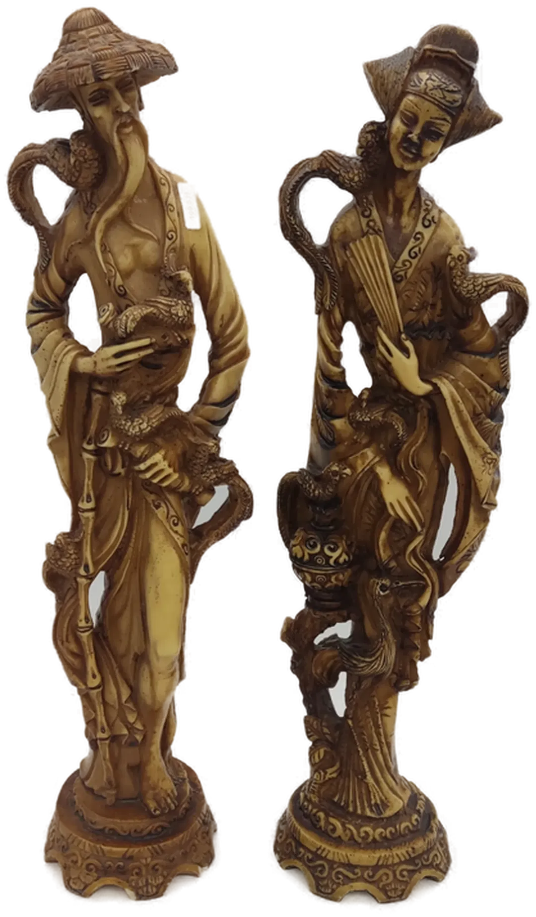Dekoratives Asiatisches Figuren-Set (Frau & Mann) - Bild 1