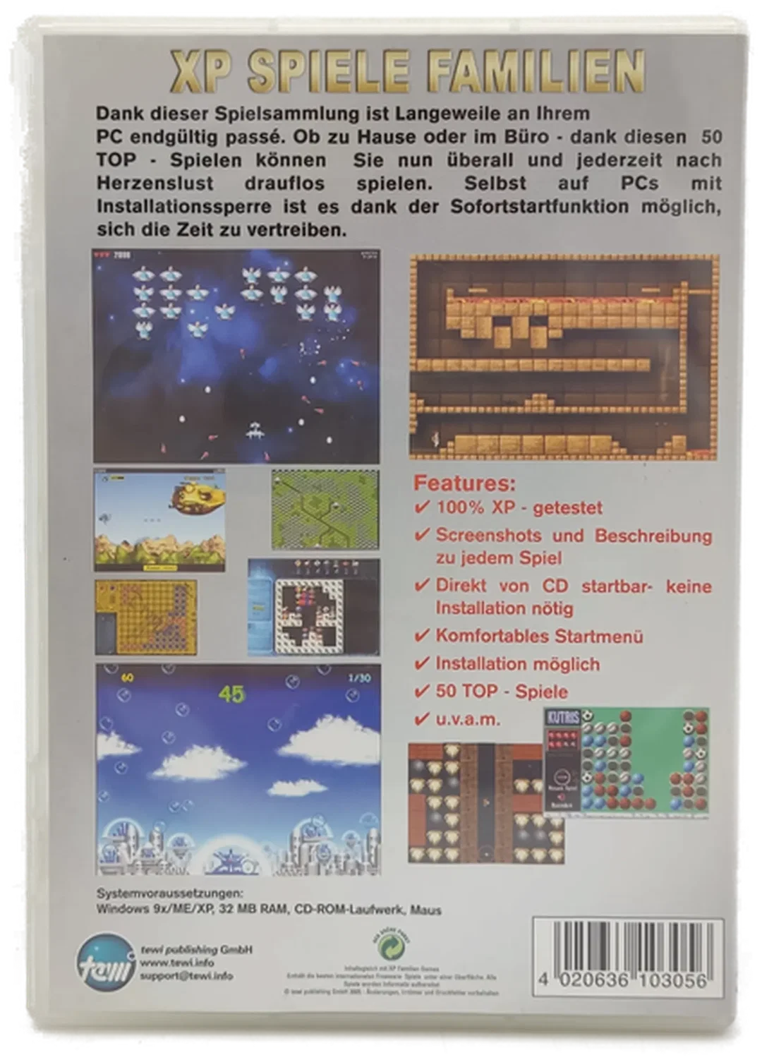 PC CD-ROM "XP Spiele Familien" – Bild 2
