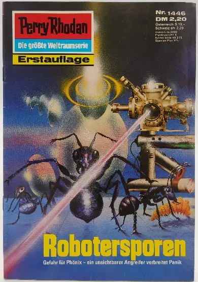 Romanheft Perry Rhodan Robotersporen Erstauflage Nr.1446 - Bild 1