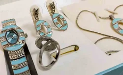 Lawrence Precious Jewel Schmuckset mit Uhr, Kette, Ohrringen & Ring - Bild 2