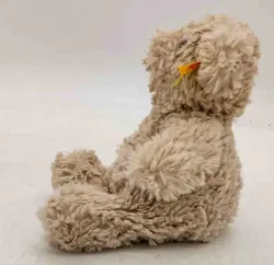 Original Steiff Teddybär Fynn 18cm Beige Zottelplüsch Knopf im Ohr - Bild 3
