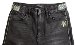 Desigual Damen Jeans schwarz Gr. 26 - Bild 3