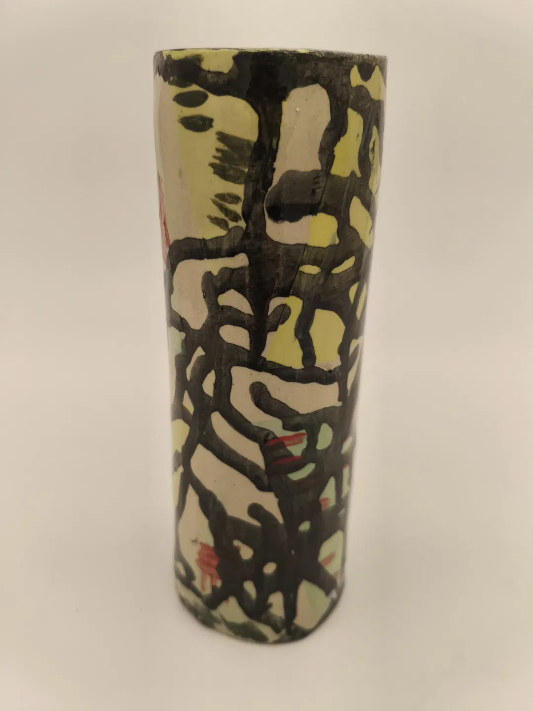 Vase handbemalt, 12cm hoch - Bild 4