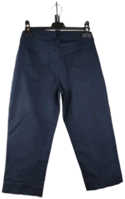 Tommy Hilfiger Damen-Jeans Gr. 32 L30 Unifarben | Dunkelblaue Caprihose - Bild 2