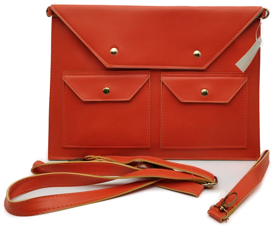 Clutch XL orange- neu mit Etikett – Bild 1