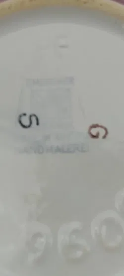 Gmundner Keramik rosa Tupfen Sauciere  - Bild 2