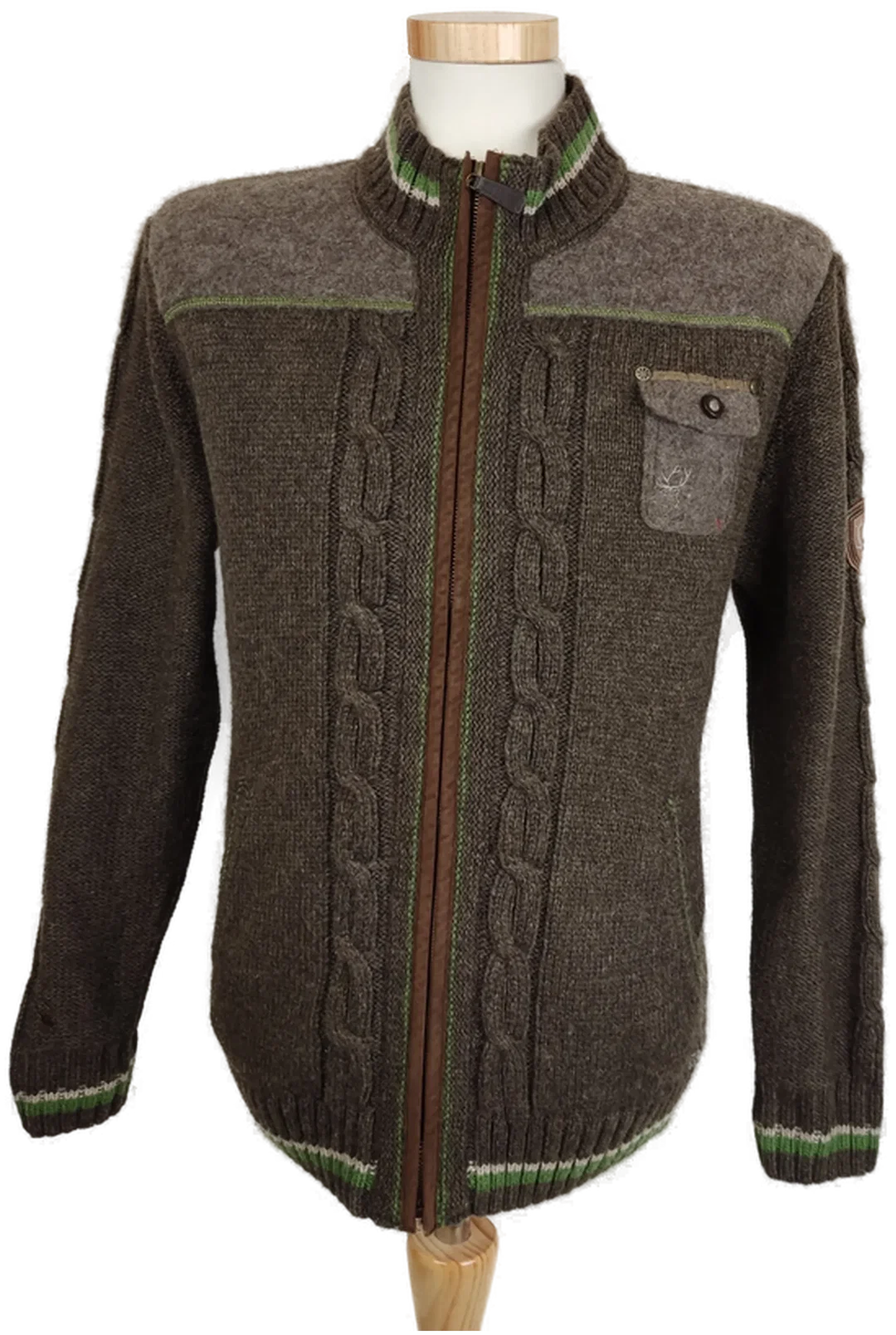 Spieth & Wensky Herren Strickjacke  mehrfarbig Gr. S - Bild 4