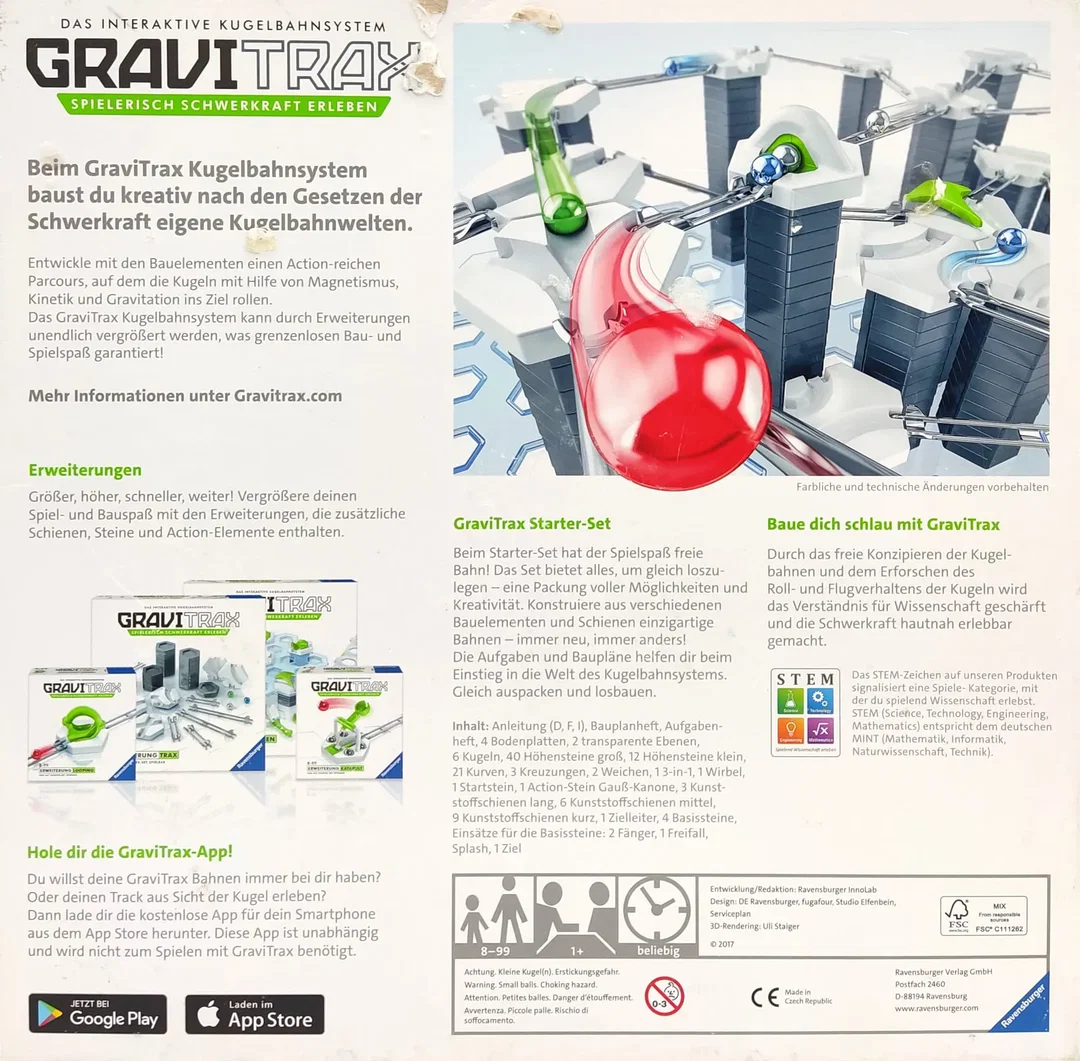 GRAVITRAX Starter-Set - Kugelbahnsystem - Ravensburger  – Bild 2