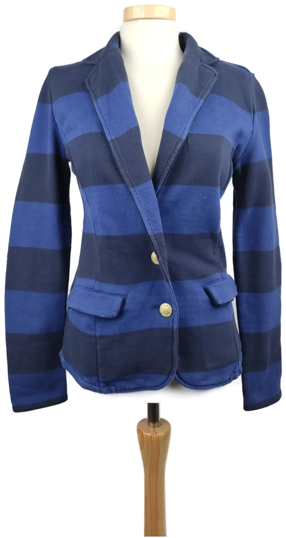 Tommy Hilfiger Damenjacke blaue Blockstreifen - S/36 - Bild 1