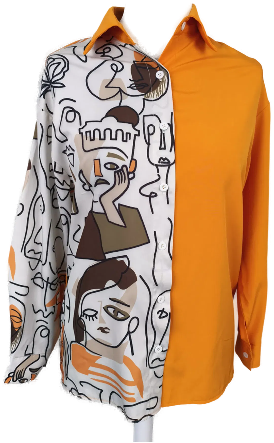 Damenbluse, Shein, Gr. 34, oversize - Bild 1