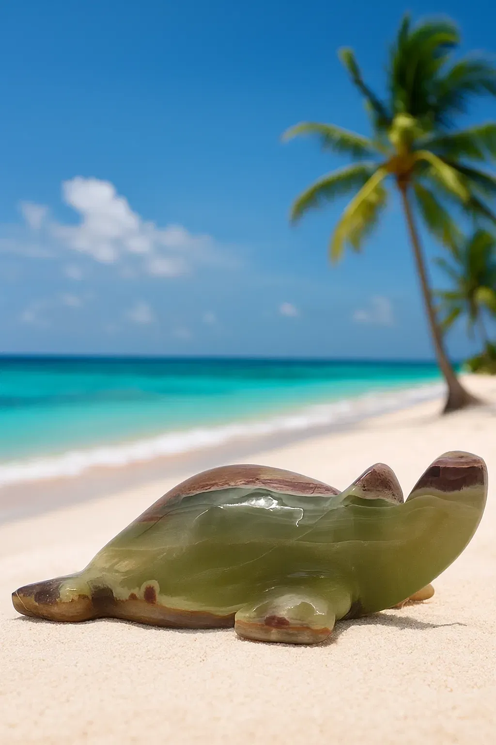 Dekofigur Schildkröte aus Onyx-Stein  - Bild 4