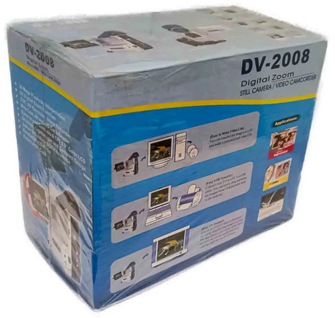 DV-2008 Digital Video Camcorder 20MP Interpoliert 2.0" LCD OVP Retro Digicam – Bild 3