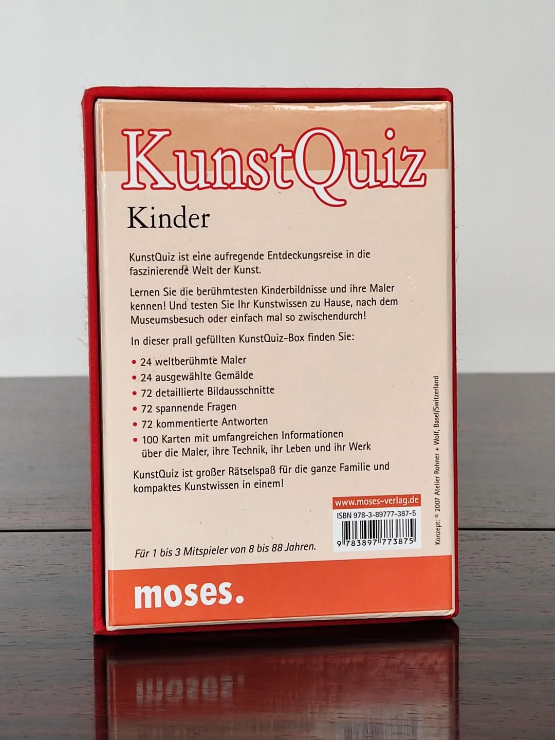 Kunst Quiz Kinder - Kartenspiel - moses.  – Bild 3